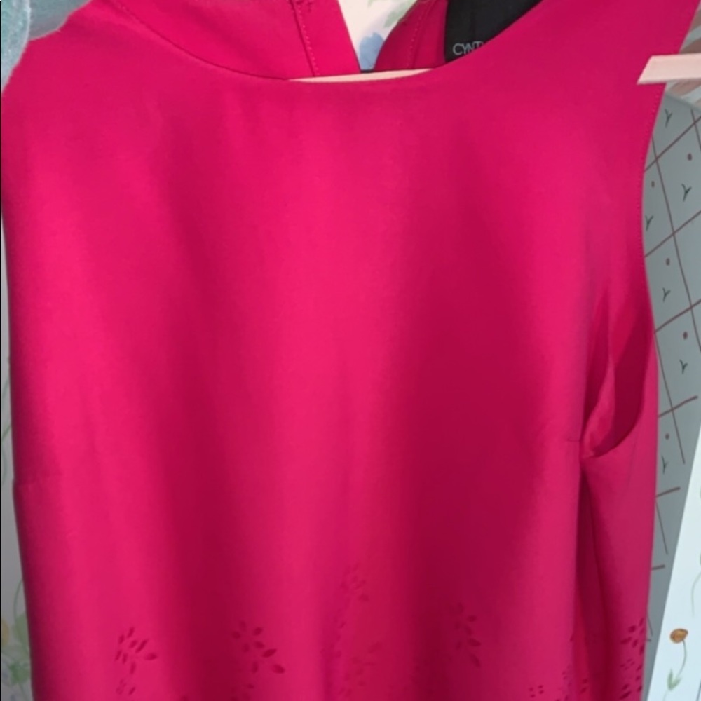 Hot pink blouse